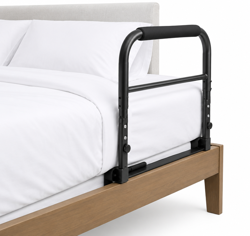 Illustration of Bed rails & bed assist handles